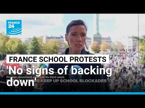 Student protesters 'showing no signs of backing down'
