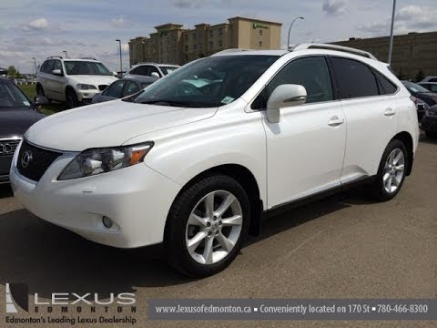 Lexus Certified Pre Owned 2012 RX 350 AWD White on Black - Touring Review - Sherwood Park, AB