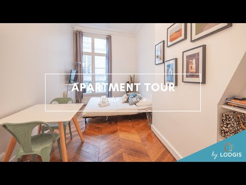 Apartment Tour // Furnished  20m2 in Paris – Ref : 10121176