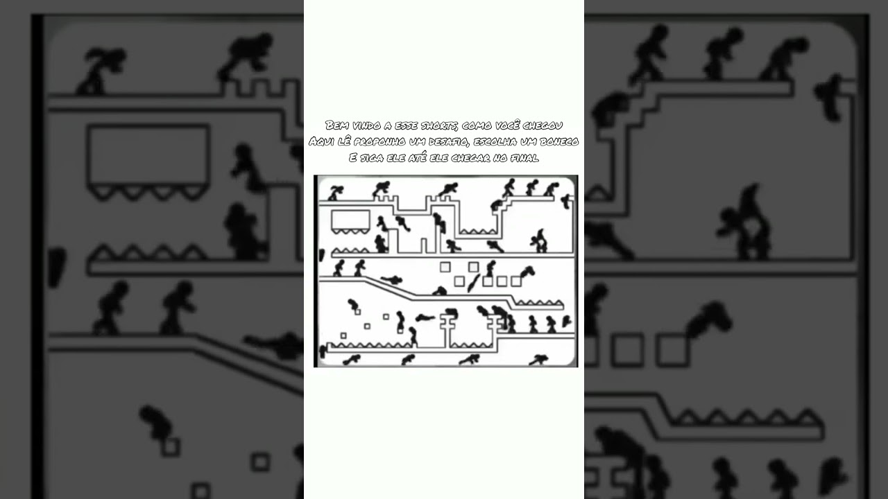 Corrida de boneco palito #shorts #memes #humor #engraçado #desafio #interessante