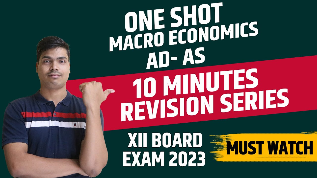 Determination of income & employment AD- AS | ONE SHOT. Class 12th Macro economivcs | Board 2023