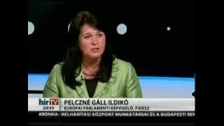 Pelczné dr. Gáll Ildikó a Hír Tv Kontraszt című műsorában