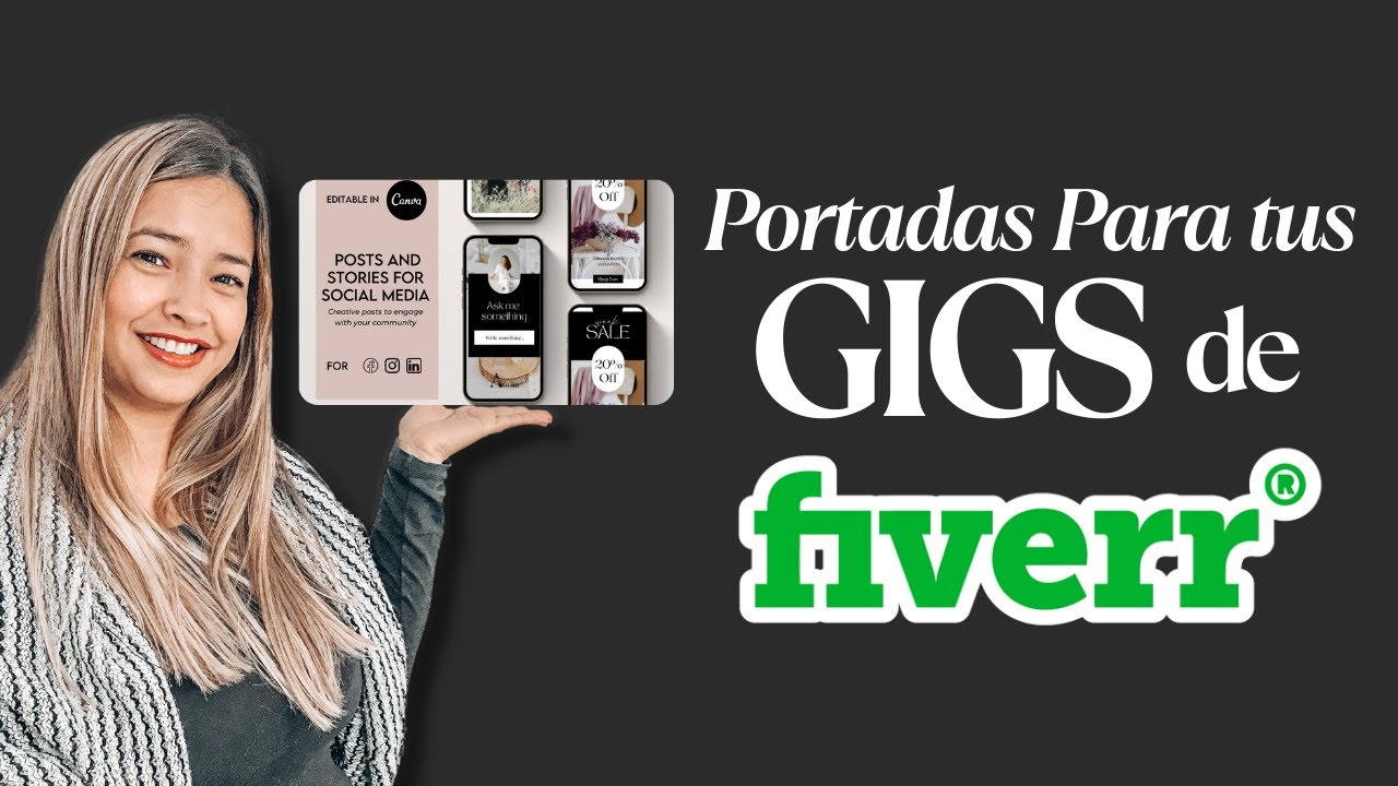 Design POWERFUL Images 🌟 for your FIVERR gigs in CANVA (Complete Tutorial in Spanish)