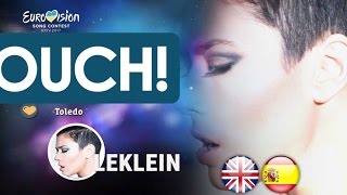 Ouch - LeKlein lyric video (inglés-español) Spain Eurovision 2017