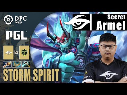 SECRET vs QUEST | ARMEL 70 MINS STORM SPIRIT BUILD | DPC 2023 WEU SUMMER TOUR 3 Dota 2 Highlights