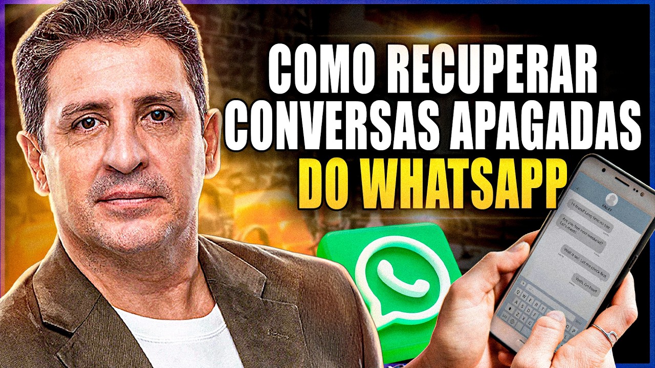 Como RECUPERAR MENSAGEM APAGADA DO WHATSAPP e Proteger Seus Dados! - Wanderson Castilho