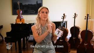 D'Addario Micro Rechargeable Violin Tuner