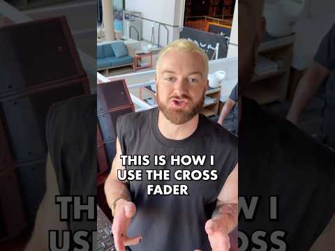 How I use the cross fader 👀