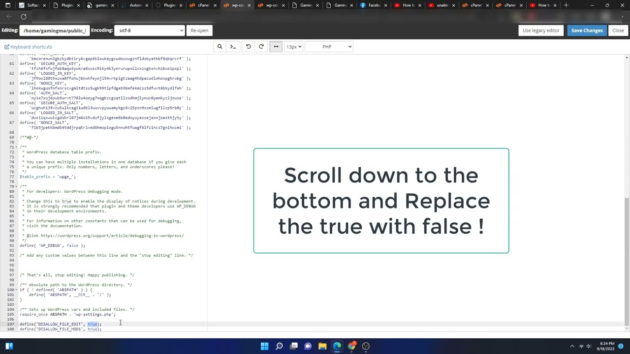 Unable to Add WordPress Plugins | Edit wp-config.php