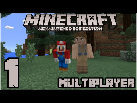 Minecraft New 3DS Multiplayer [#1] Tall Taiga Trees!