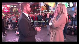 Vance and Danessa&#39;s Flash Mob Proposal in Times Square, NYC!