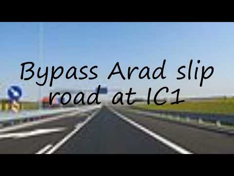 How to pronounce Bypass Arad  slip road at IC1 in English?