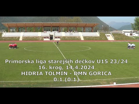 U15 Hidria Tolmin - DMN Gorica 0:1 (0:1). MNZ NG U15 23/24, 16 krog, 14.4.2024