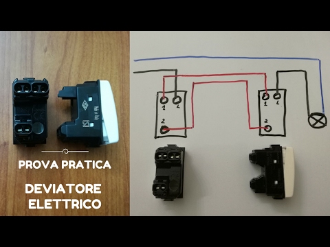 DEVIATORE ELETTRICO collegamento