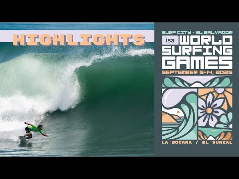 Lo más destacado - Día 1 de la competencia - Surf City El Salvador ISA World Surfing Games 2025