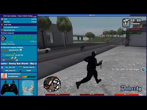 GTA San Andreas Chaos Mod Chat Voting Part 4 - Hugo_One Twitch Stream - 11/28/2020