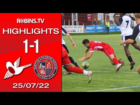 Highlights - Carshalton Athletic VS Hampton & Richmond - 25/07/22