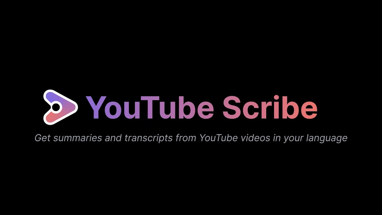 YouTube Scribe video 1