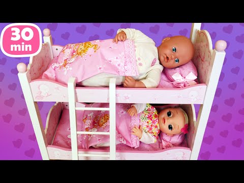 Spielspaß mit Baby Born. Baby Annabell und Baby Alive spielen zusammen. 4 Folgen am Stück