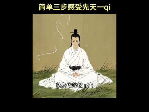 简单三步，教你感受先天一炁 #道士 #剑术 #修仙 #养生