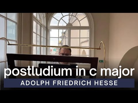 Adolph Friedrich Hesse - Postludium in C Major No. 9 | Vilnius Gates of Dawn Gallery Organ