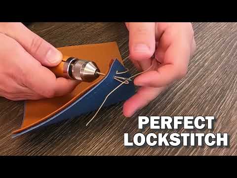 Realeather Speedy Stitcher Sewing Awl | Hand Stitch Leather Like a Pro!