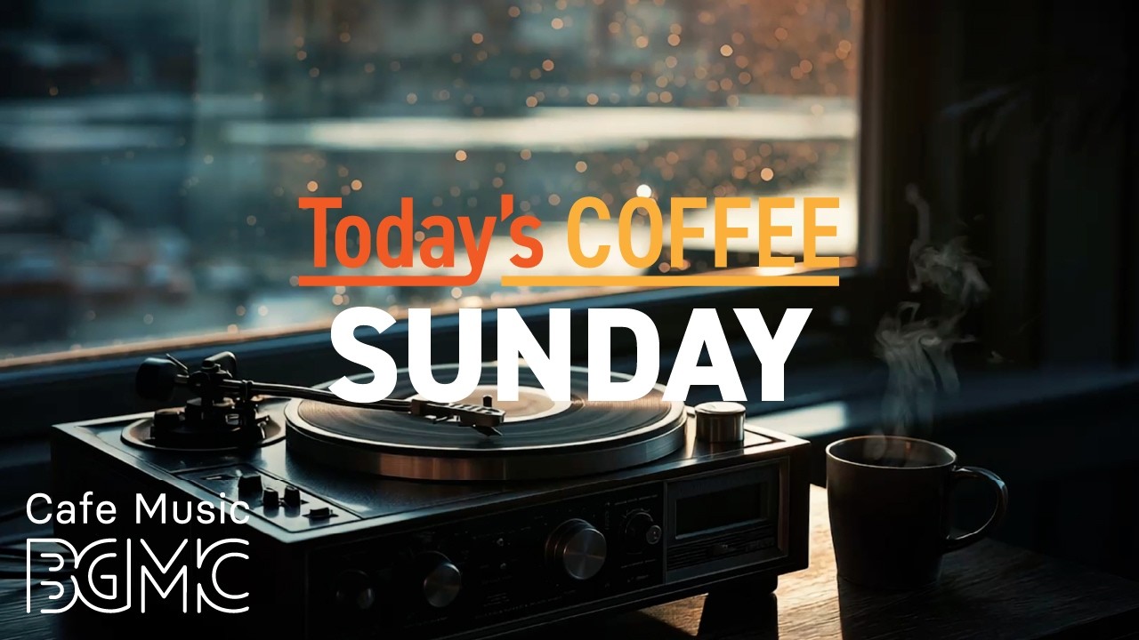 Cafe Music LIVE | Today's COFFEE SUNDAY: August Blue Window Cafe Music ☕ Slow Jazz for Work