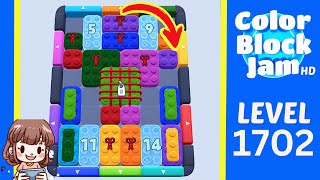 Solution du Niveau 1702 de Color Block Jam