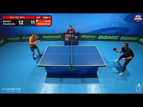 19:30 Bohdan Doroshenko 3-1 Petro Pidleteichuk West 5 WIN CUP 14.12.2022 | TABLE TENNIS WINCUP
