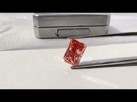 3.26 Carat Radiant Cut Lab Grown Diamond @ourosjewels