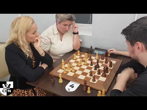 Pair chess. WGM Fominykh & Khisamudinova vs Rusu & Rusu. Chess Fight Night. CFN. Blitz