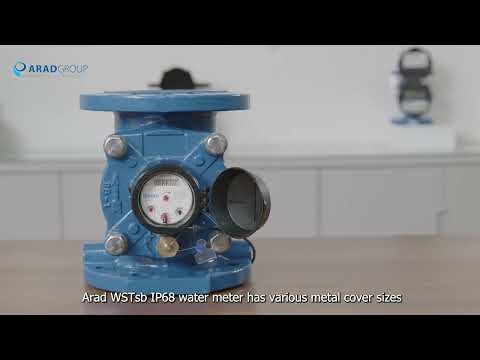Register replacement in ARAD WSTsb IP68 water meter logo