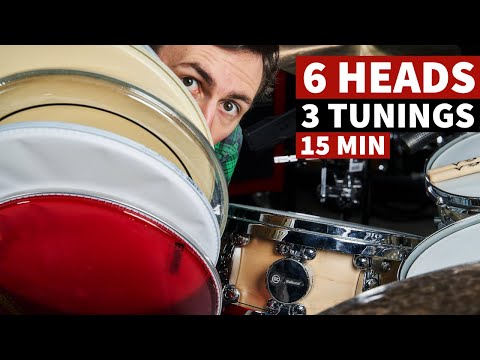 Testing 6 Snare Heads In Record Time! // Remo Aquarian Evans