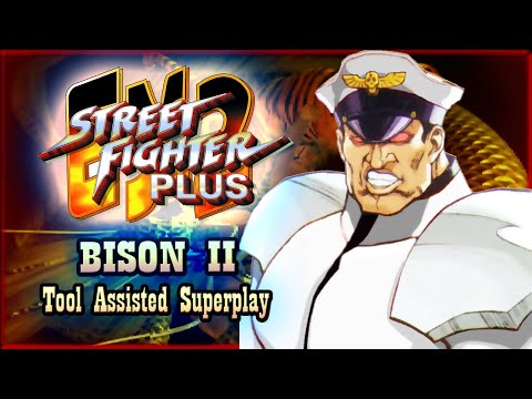 【TAS 】STREET FIGHTER EX2 PLUS (PSX \ 1999) - BISON II (WHITE BISON)