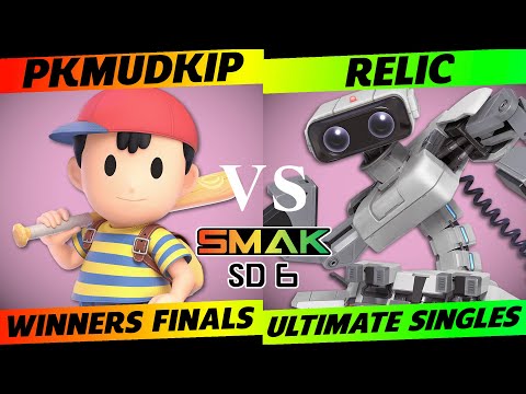 SMAK-SD6 Winners Finals - PKMudkip (Ness) vs. Relic (R.O.B.) - SSBU