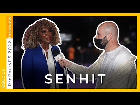 ESCplus interviews Senhit - PrePartyES Madrid (San Marino 2011, 2020 & 2021)