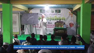 Download lagu LIVE NGAJI NYAWA THORIQOH QODIRIYAH WA NAQSABANDIYAH PP BAHRURROHMAH AL HIDAYAH  | 11 OKTOBER 2022 mp3