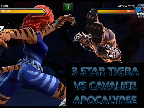 3 Star Tigra One Shots Cavalier Apocalypse Boss!!