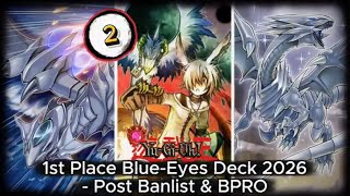 YuGioH 1st Place Blue Eyes Deck - Post Banlist & BPRO