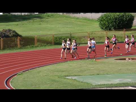 800m [Ž], II. skupina, brončana Olja Galić - Pojedinačno PH za juniore i juniorke 2020
