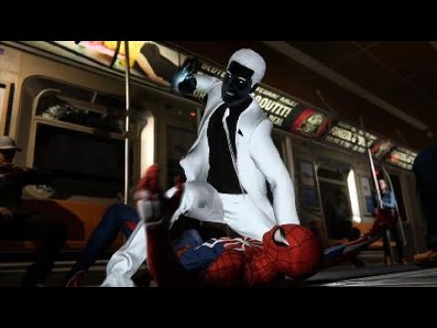 Spiderman Remastered PS5 - Mr. Negative Train Fight (1080p HD)