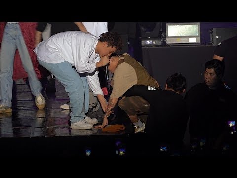 180707 북 무대 중 무대에서 추락한 오담률 (아 존x 아파 c) @슈퍼루키 끝판왕 in 서울 [4K 직캠]  by. fanPD