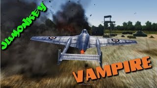 preview picture of video 'War Thunder-De havilland Vampire At Tier 5 (HD)'