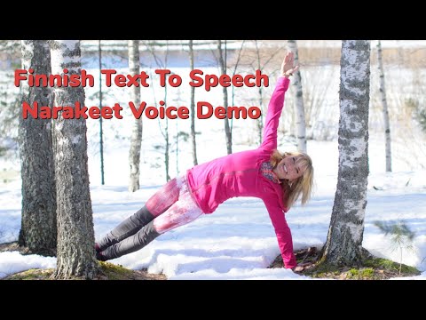 Finnish text to speech -- create videos and audio materials in Finnish online with Narakeet