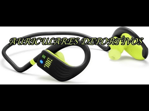 JBL belaidės ausinės Endurance Peak 3, Juodos spalvos video