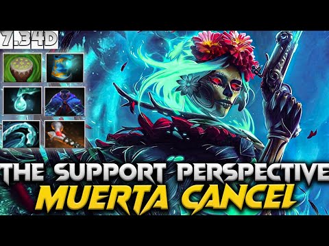 7.34D Patch Cancel - Muerta The Support Perspective - Dota 2 Pro Gameplay #muerta #cancel #dota2