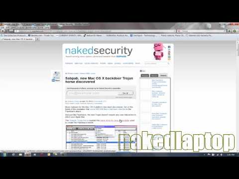 Apple MAC OSX  Sabpab Trojan - How to remove the virus!