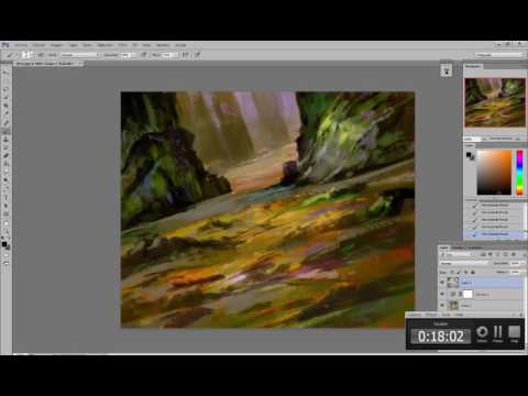 Painting over a photo