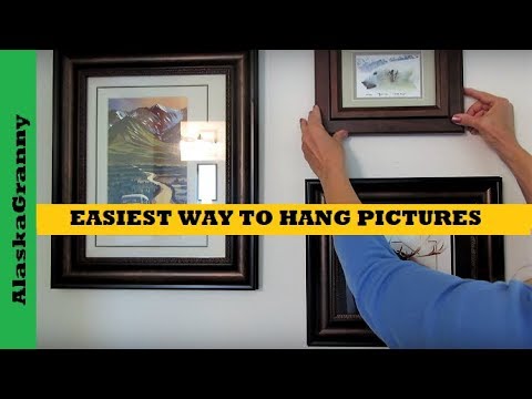 Easiest way to hang pictures