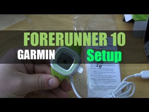 Garmin Forerunner 10 - Unboxing and Initial Setup